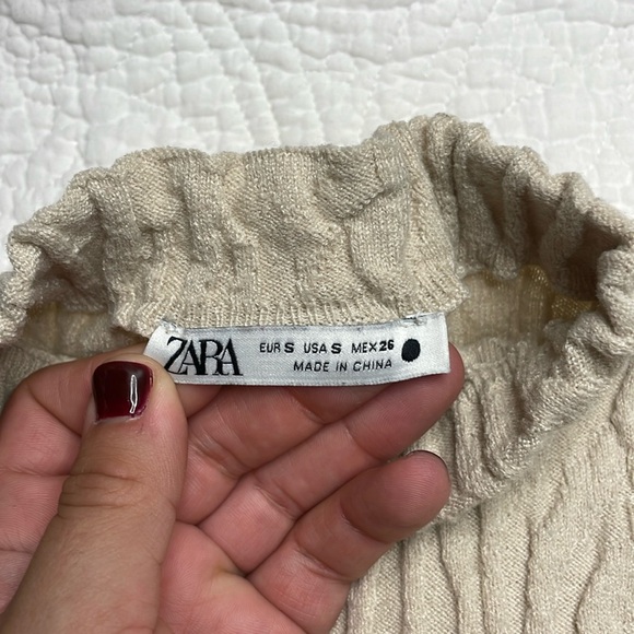 Zara Beige Top - Picture 4 of 5